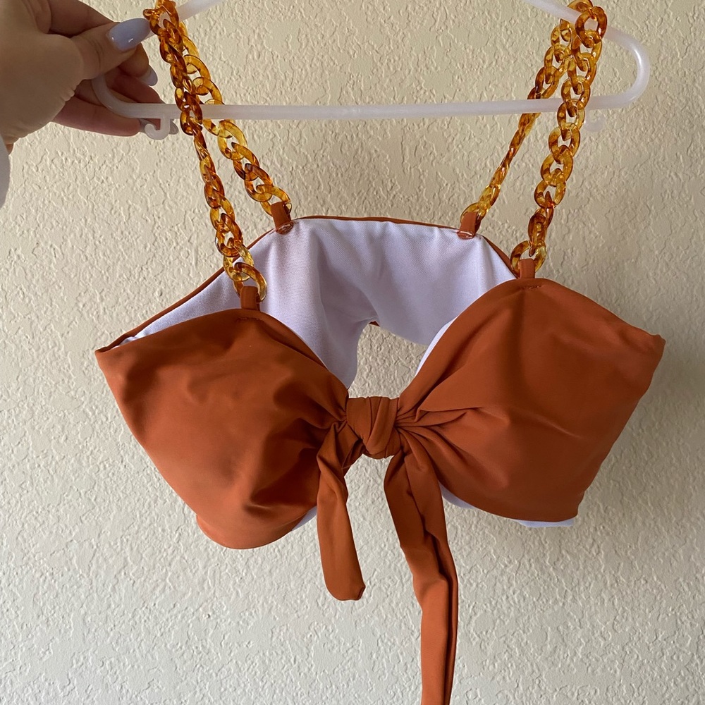 BRAND NEW: Chain style Swimsuit top